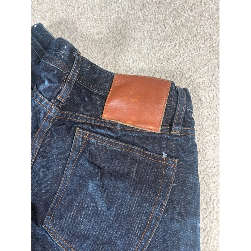 Unbranded Brand UB101 Skinny Fit 14.5oz Selvedge Raw Denim Jeans Indigo Blue 31